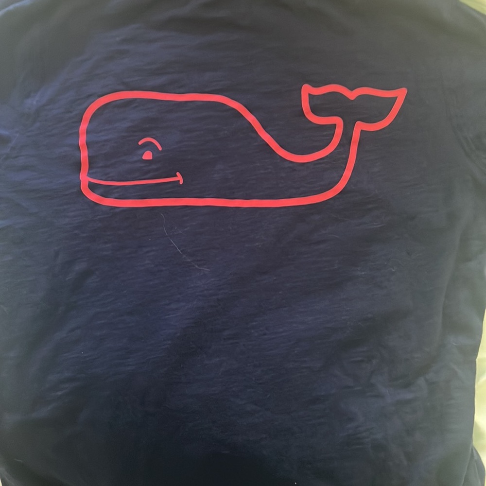 XS ladies vineyard vines long sleeve hooded shirt